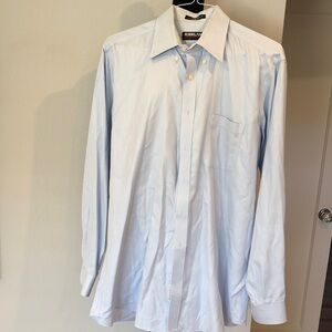 Kirkland Signature Men's Sky Blue Dress Shirt